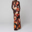 “Solana” Halter Floral Maxi Dress