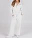 Ariana | Cozy Zip-Up Knit Sweater & High-Waist Pant Set