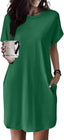 Aurelia | Round Neck Short Sleeve Mini Dress