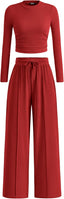 ElevateEase™ 2-Piece Ribbed Lounge Set