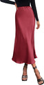 Florin | Satin Bias-Cut Midi Skirt