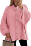Mila Oversized Knit Button-Up Cardigan
