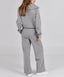 Ariana | Cozy Zip-Up Knit Sweater & High-Waist Pant Set