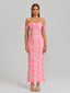 Veyora | Off The Shoulder Corset Maxi Dress