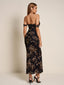 Veyora | Off The Shoulder Corset Maxi Dress