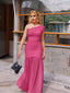 "Zyora" One-Shoulder Pleated Maxi Dress