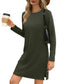 Merivelle | Long Sleeve Casual Mini Dress