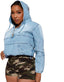 Koda | Denim Popover Hoodie