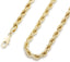 "Hawk" Rope Chain Gold Necklace