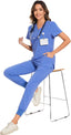 "Vitals+" 2-Piece Scrub Set – Functional, Flattering, and Made to Move