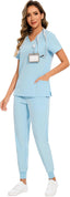 "Vitals+" 2-Piece Scrub Set – Functional, Flattering, and Made to Move