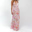 “Solana” Halter Floral Maxi Dress