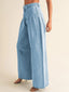 👖 Sloane | Pleated High-Waisted Wide-Leg Jeans