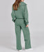 Ariana | Cozy Zip-Up Knit Sweater & High-Waist Pant Set
