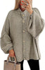 Mila Oversized Knit Button-Up Cardigan