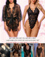 "Amour" Lace Robe Lingerie Set