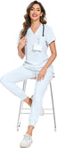 "Vitals+" 2-Piece Scrub Set – Functional, Flattering, and Made to Move