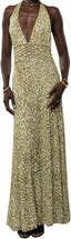 “Solana” Halter Floral Maxi Dress