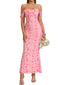 Veyora | Off The Shoulder Corset Maxi Dress