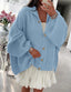 Mila Oversized Knit Button-Up Cardigan