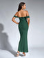 Veyora | Off The Shoulder Corset Maxi Dress