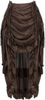 Ophelia | Gothic Ruched Ruffle Skirt