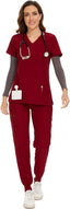 "Vitals+" 2-Piece Scrub Set – Functional, Flattering, and Made to Move