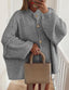 Mila Oversized Knit Button-Up Cardigan