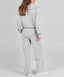 Ariana | Cozy Zip-Up Knit Sweater & High-Waist Pant Set