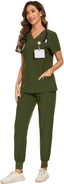 "Vitals+" 2-Piece Scrub Set – Functional, Flattering, and Made to Move