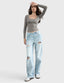 "Gigi" Square-Neck Sculpt Tee