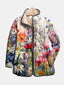 KAIA | Vintage Charming Floral Quilted Jacket