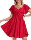 Liora | Knot Front Chiffon Mini Dress