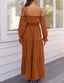 Lumora | Off-Shoulder Maxi Dress
