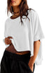 "Bree" Oversized Cropped Tee