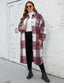 "Willa" Oversized Plaid Longline Shacket