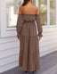Lumora | Off-Shoulder Maxi Dress
