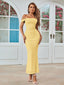 Veyora | Off The Shoulder Corset Maxi Dress