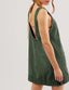 Clyora | Corduroy Overall Mini Dress with Pockets