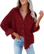 "Lottie" Oversized Corduroy Shirt