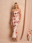 Veyora | Off The Shoulder Corset Maxi Dress