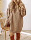 Aurevella | Cable Knit Sweater Dress