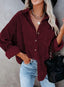 "Hollis" Corduroy Boyfriend Shirt