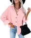"Lottie" Oversized Corduroy Shirt