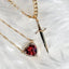 ❤️🔥 Love & War | Sword Through Heart Pendant Necklace