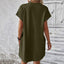 Aurelia | Round Neck Short Sleeve Mini Dress