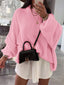 "Maeve" Slouch Knit Turtleneck Pullover