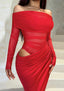 "Reva" Asymmetric Cutout Maxi Dress