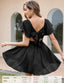 Liora | Knot Front Chiffon Mini Dress