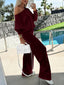 LoungeLuxe™ 2-Piece Off-Shoulder Set